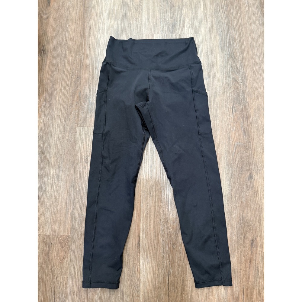 OFFLINE by Aerie The Hugger High Rise Leggings Black Large L Pocket Real Good